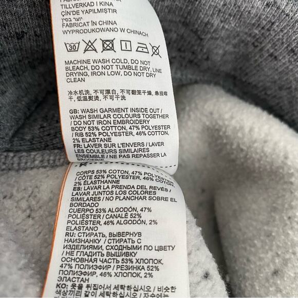 Superdry Gray Slim Fit Joggers Orange Label size XL - Picture 12 of 13